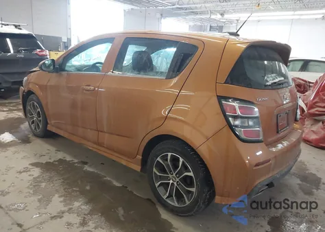 2017 Chevrolet Sonic Lt Auto из США, поврежденный, VIN 1G1JD6SG1H4137581